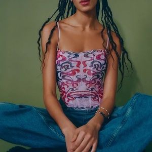 Miaou X Urban Outfitters Corset top EUC